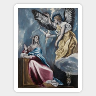 The Annunciation by El Greco Sticker